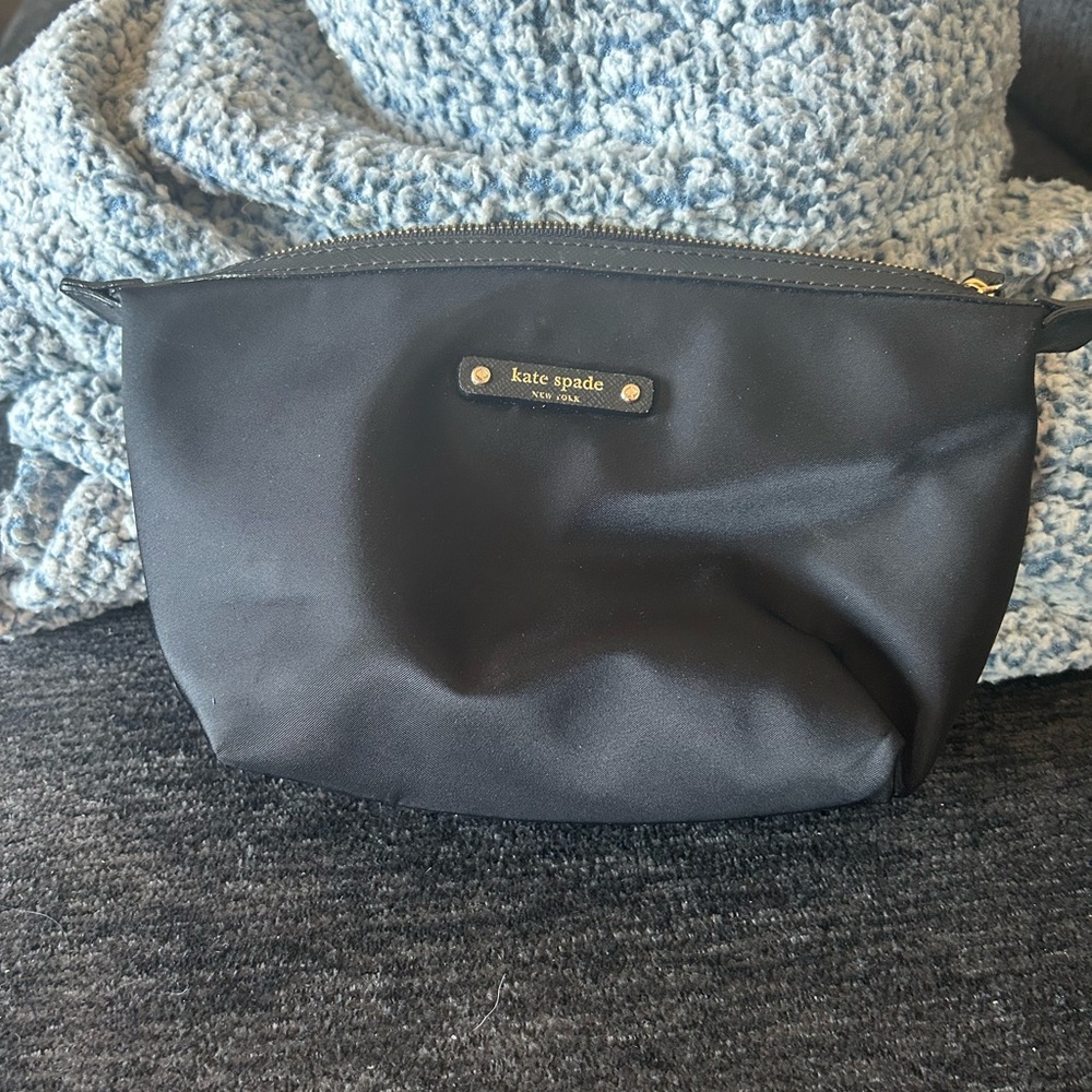 Kate Spade Black Cosmetic Bag